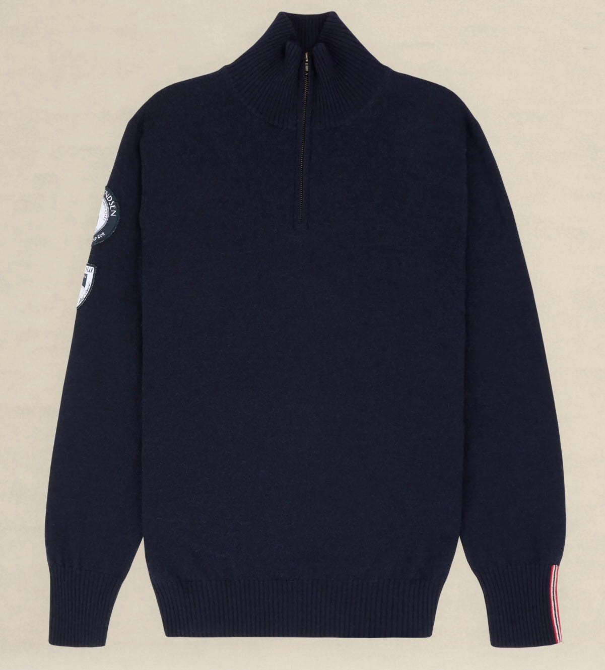 Men's Peak Half Zip Sweater by Amundsen