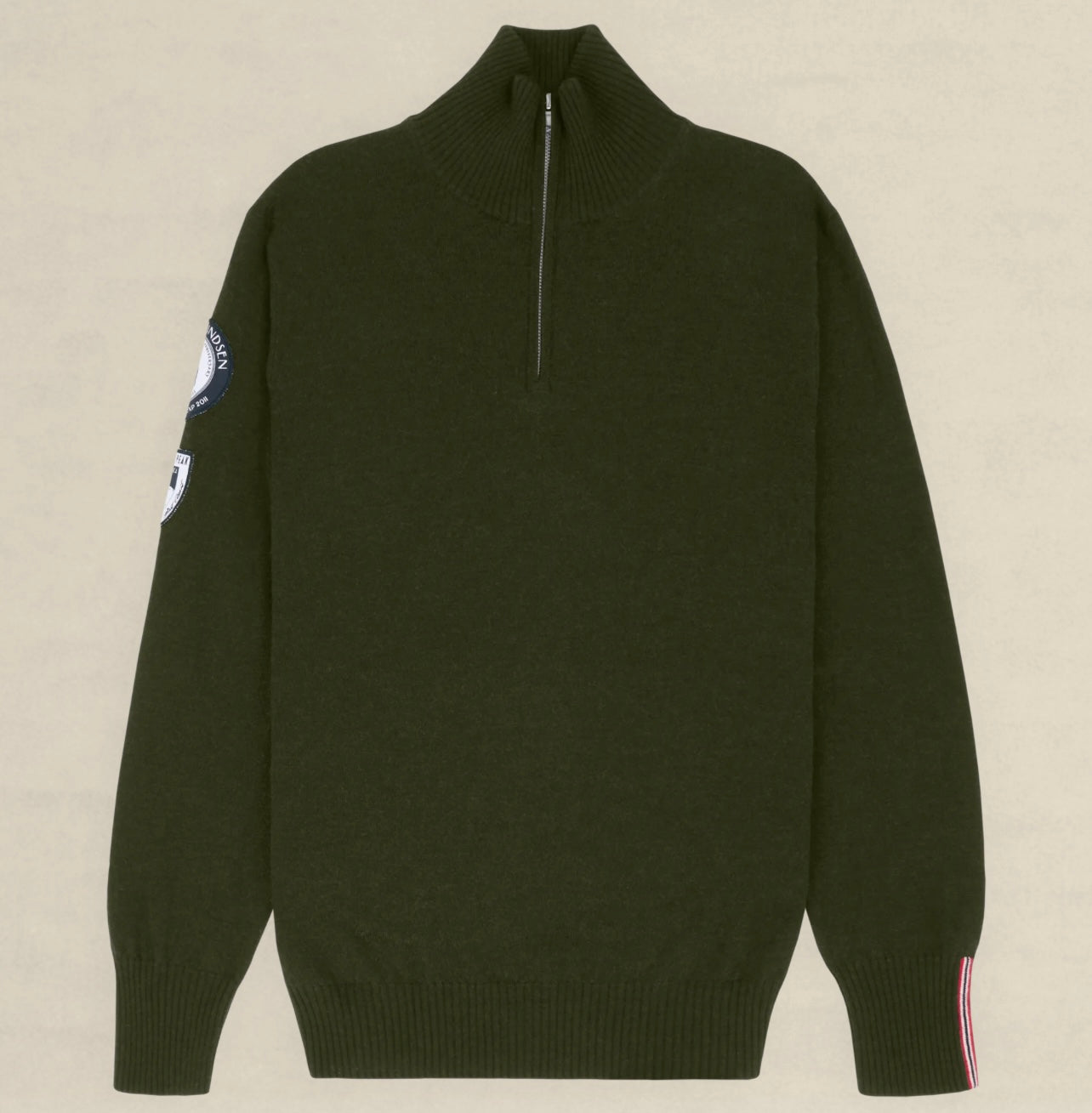 Men's Peak Half Zip Sweater by Amundsen