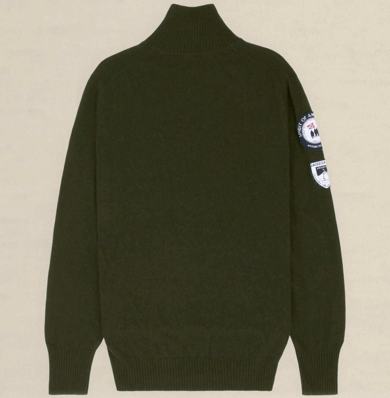 Men's Peak Half Zip Sweater by Amundsen